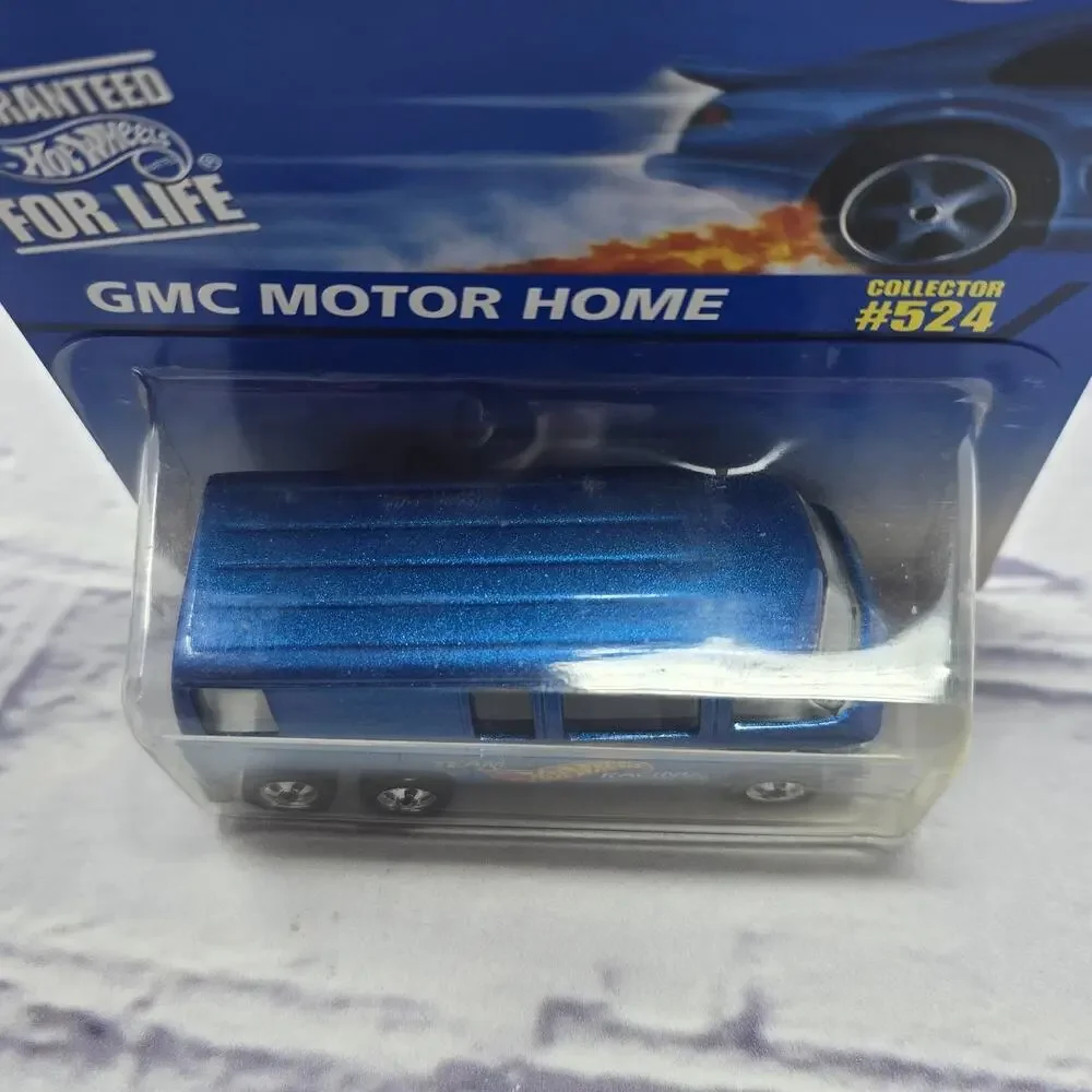 1997 Hot Wheels BLUE GMC Motor Home HW Racing Detailed Interior Collector #524